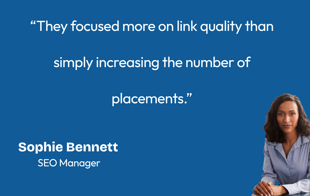 Client testimonial